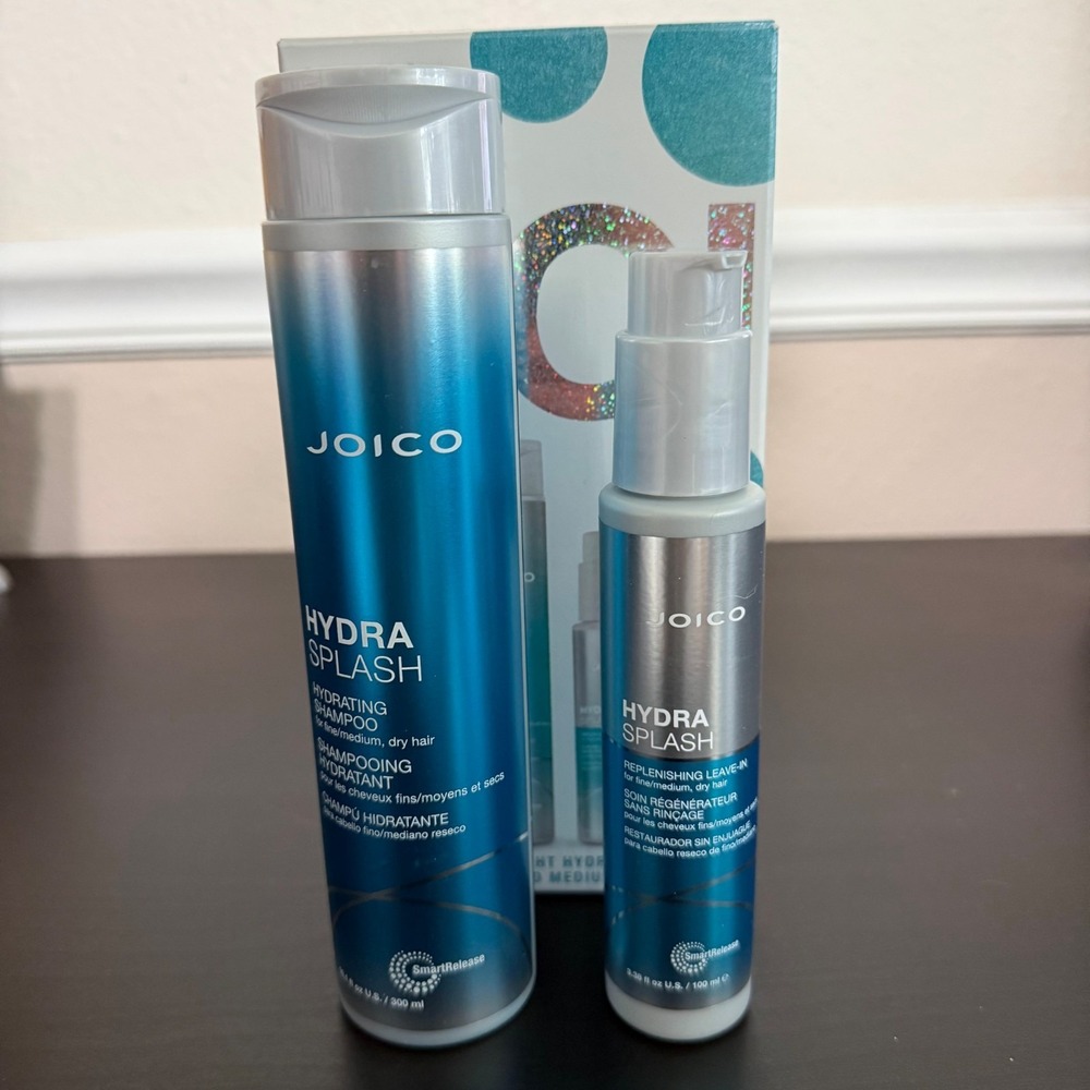 Joico Hydrasplash Lightweight Replenishing Leave-In & Hydrating Shampoo Set